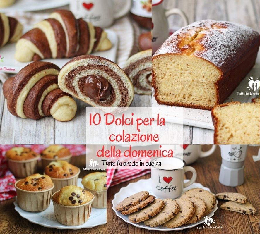 10 DOLCI PER LA COLAZIONE DELLA DOMENICA