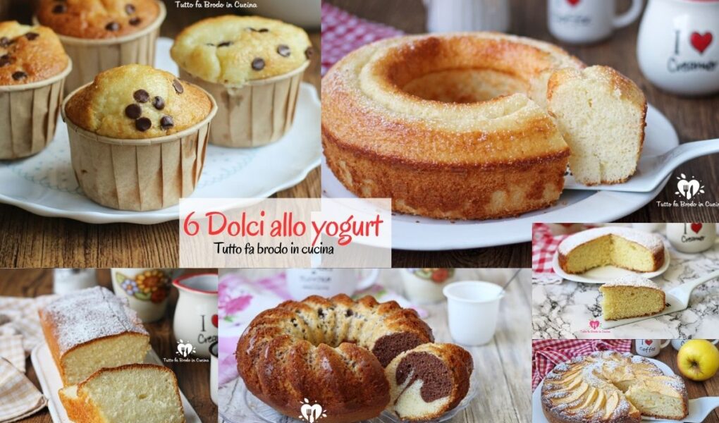 6 DOLCI ALLO YOGURT morbidissimi perfetti per la prima colazione