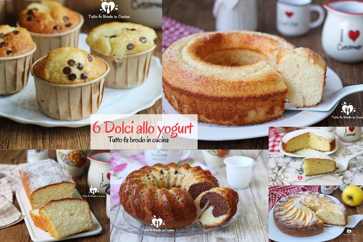 6 DOLCI ALLO YOGURT morbidissimi perfetti per la prima colazione