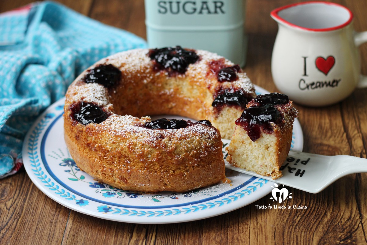 CIAMBELLA ALLA MARMELLATA SENZA LATTOSIO