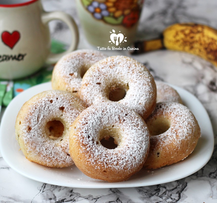 Ciambelline Alla Banana Soffici Tutto Fa Brodo In Cucina