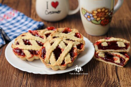 CROSTATINE ALLA MARMELLATA SENZA BURRO