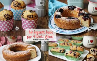 IMPASTO BASE PER 4 DOLCI GOLOSISSIMI evidenza