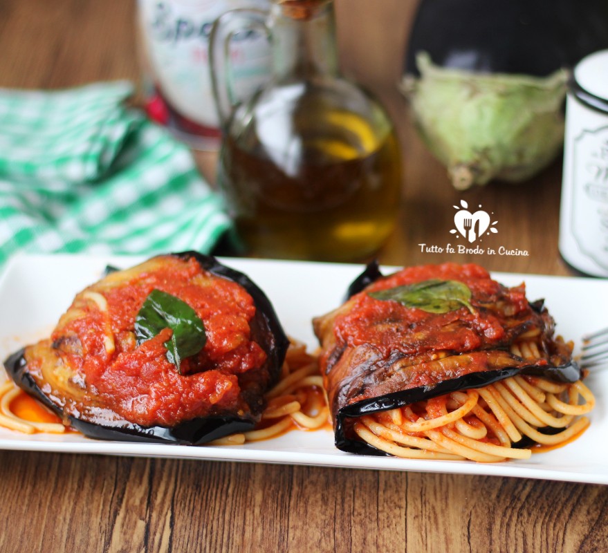 INVOLTINI DI MELANZANE E PASTA