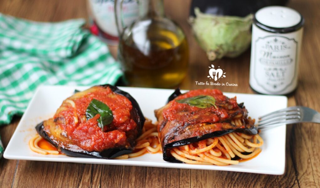 INVOLTINI DI MELANZANE E PASTA ALLA NORMA
