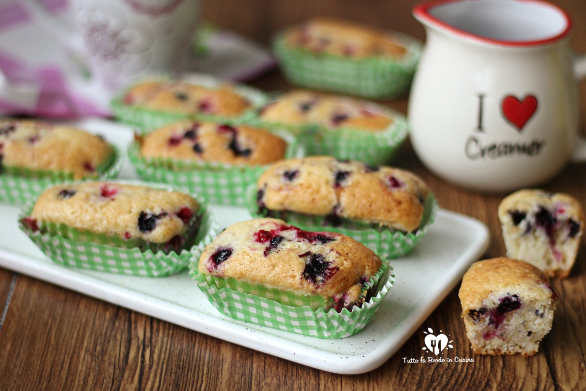 Mini Plumcakes ai frutti di bosco con Imetec Zero-Glu Pro