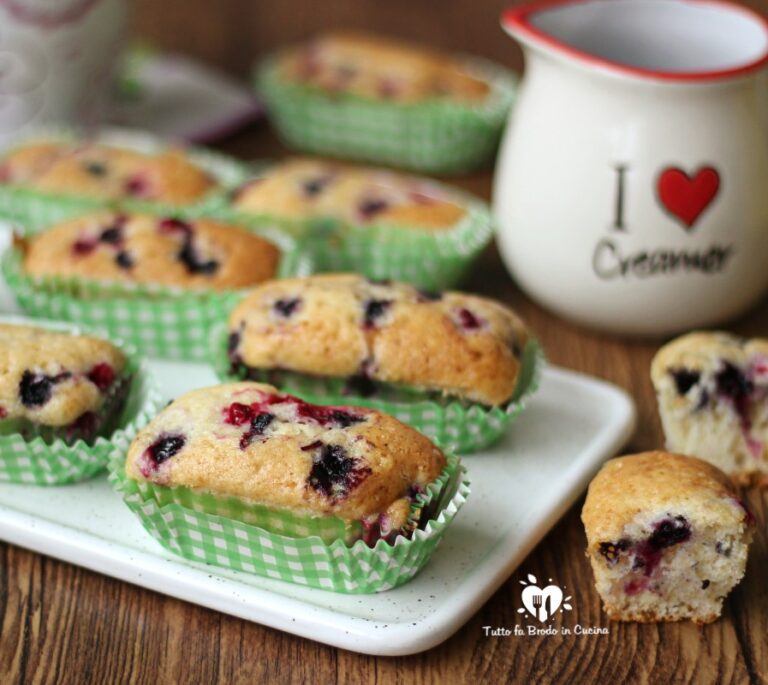 MINI PLUMCAKE AI FRUTTI DI BOSCO Tutto fa Brodo in Cucina