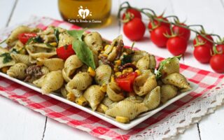 PASTA AL PESTO CON BRESAOLA E RUCOLA