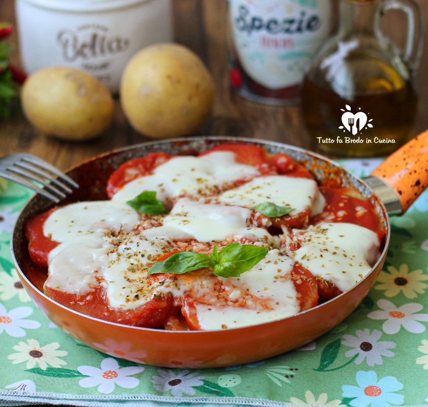 PATATE ALLA PIZZAIOLA IN PADELLA