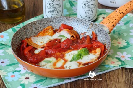 POLLO E PEPERONI ALLA PIZZAIOLA ev