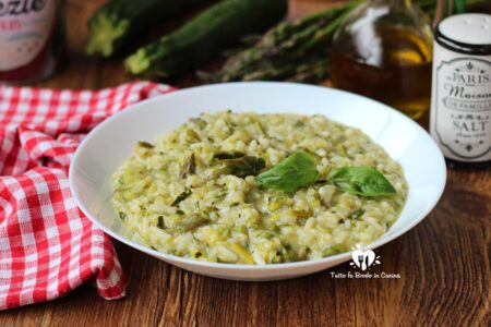 RISOTTO ALLE ZUCCHINE E ASPARAGI