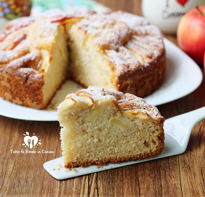 TORTA DI MELE MORBIDONA 
