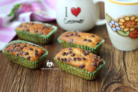 MINI PLUMCAKE ALLO YOGURT E CIOCCOLATO