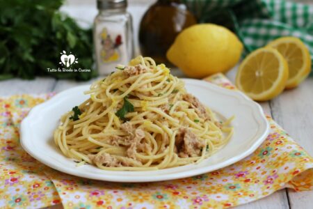 PASTA AL TONNO E LIMONE BIMBY