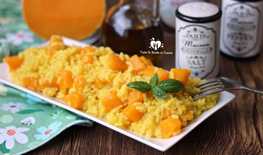 RISOTTO ALLA ZUCCA E ZAFFERANO Tutto fa Brodo in Cucina